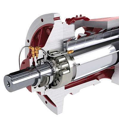 Wittig vane compressor cutaway image